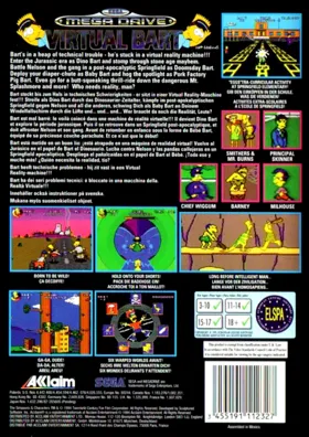 Virtual Bart (World) box cover back